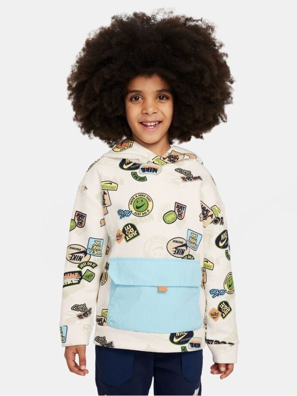 Nike Sportswear 
Toddler 3T Printed pullover Hoodie SWOOSH JUST DO IT - Picture 15 of 16